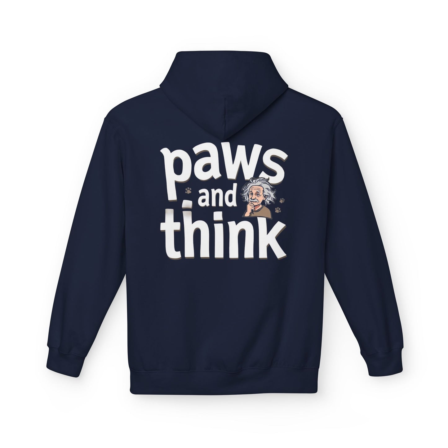 Paws and Think Einstein Cat Hoodie | Womens Graphic Hoodie
