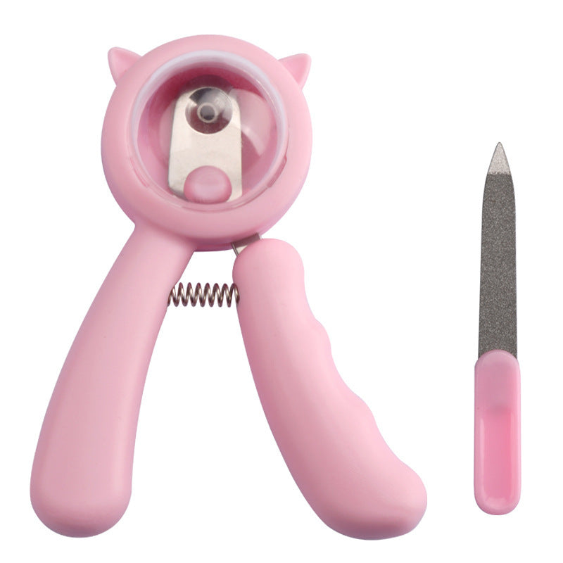 Cat Professional Nail Clipper With Sickle Stainless Steel