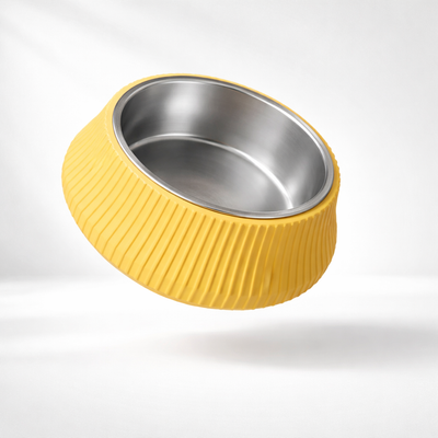 Anti-overturning Separable Stainless Steel Cat Bowl