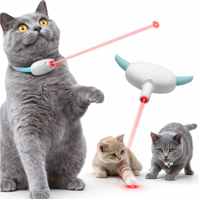 Smart Laser Teasing Cat Toy  Collar - Electric USB Charging