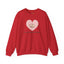 Sleeping Cat Heart Love Starts Here Sweatshirt | Cute Cat Graphic