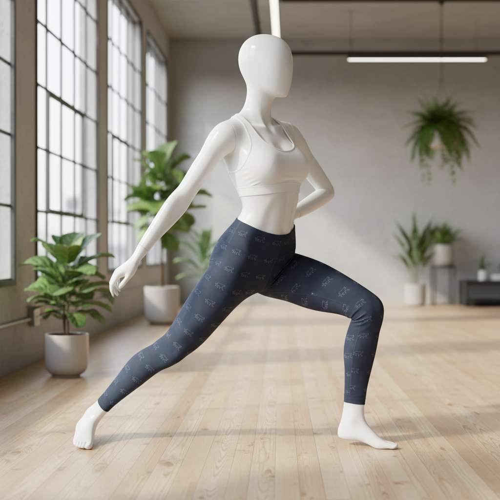 Walking Cat Leggings | All-Over Print