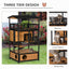 The Maximilian - Cat House / Villa, Wooden Cat House