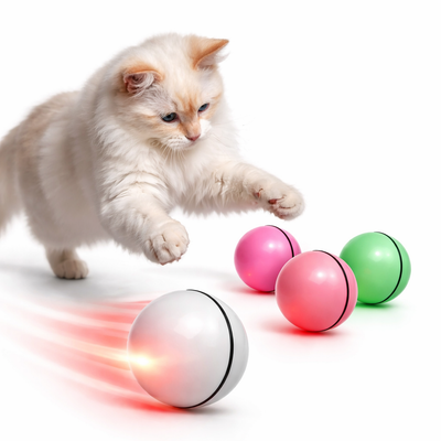 LED Laser Electronic Rolling Cat Toy Ball