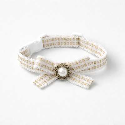 Cat Bow Tie Pet Collar Silent