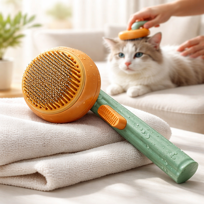 Pumpkin Cleaning Comb For Cat Grooming