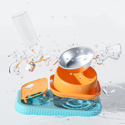 Anti Overturning Automatic Drinking Water Cat Food Bowl