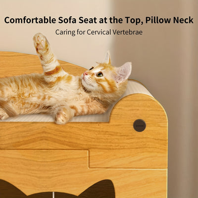 The CozyCat Wood House - Cat House / Villa